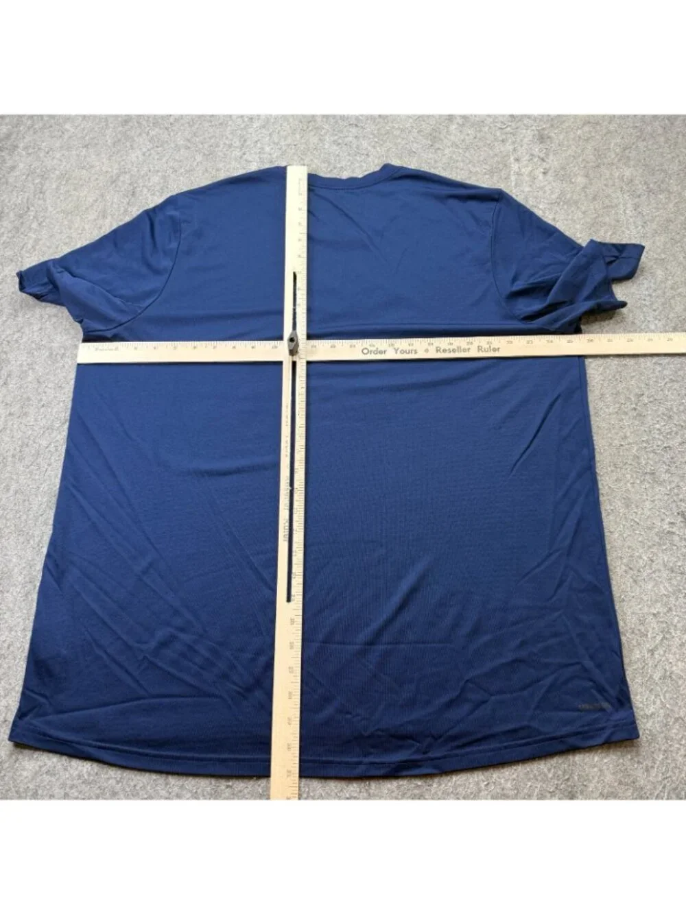 Georgia Tech Yellow Jackets Adidas Shirt Men 2XL Blue Performance Crew Neck